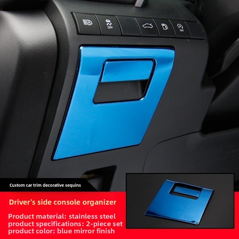 For Toyota Camry 70 XV70 2018~2026 Hybrid Car Console Driver And Passenger Cabins Side Storage Box Handle Trim Cover Accessories