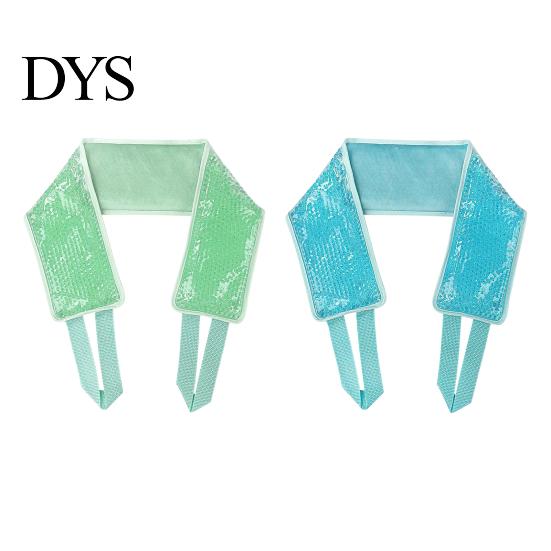 Hot Compress Ice Pack Gel Bead Neck with Strap Reusable Sprain Swelling Sports Injuries Good Fluidity Cervical Spine Pain Relief Cold Long Wrap