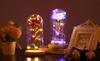 Eternal Rose Glowing In Glass, LED, Colorful, Battery, Gift, 18th Birthday, Wedding