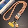 Mobile Phone Lanyard, Crossbody, Woven Rope, Ins, Outdoor Mobile Phone Strap, Ladies, Long, for Travel, Shopping