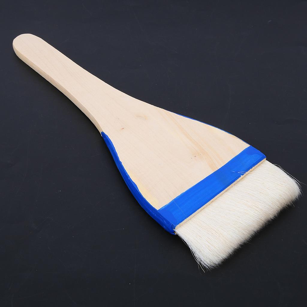 3,5-Zoll-Wollpinsel mit Holzgriff, Aquarell-, Acryl- und Ölmalwerkzeug, Künstlerbedarf