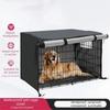 Copertura Impermeabile per Gabbia da Cane Tessuto Oxford Coperture Solari per Gabbia in Rete Copertura per Canile per Animali Domestici Protezione Solare