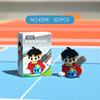 Creative DIY Cute Table Tennis Racket Building Block Model Tiny Particle Educational Assembly Toy Christmas Gift