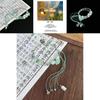Elegant New Chinese Green Beaded Butterfly Bracelet High Aesthetic Cold Style Jewelry