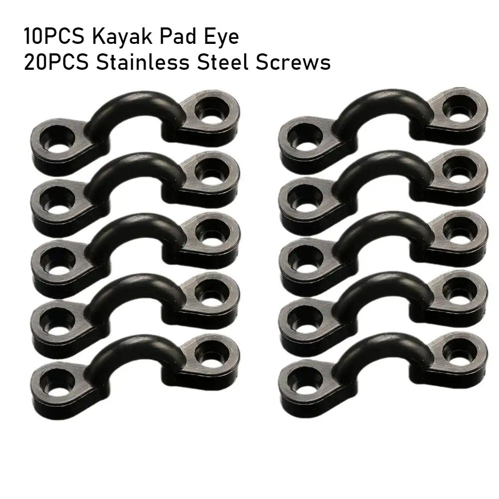 

10 Комплектов Каячных Клипс Надувная Лодка Рыбалка Гребной Инструмент Морские Лодки Водные Виды Спорта Серфинг Палуба Комплект Оснастки Эластичная Веревка Аксессуары