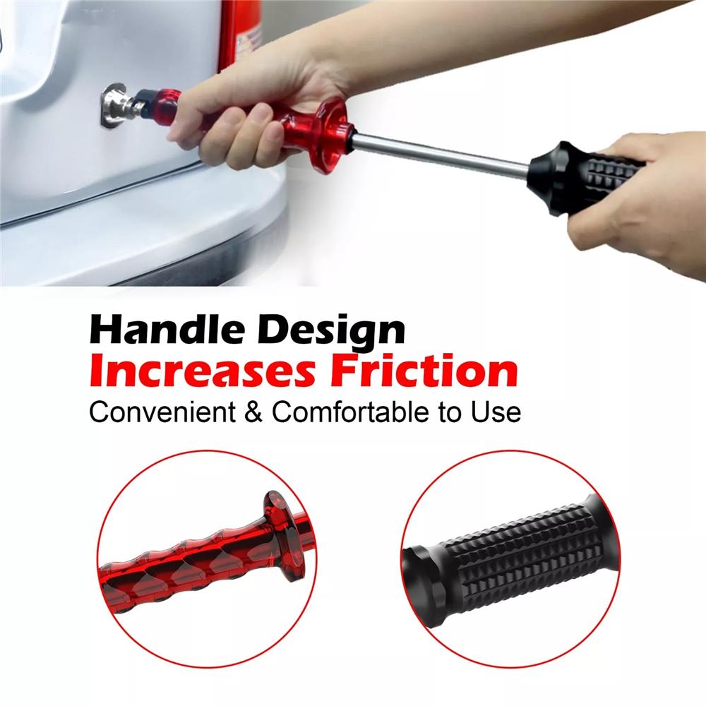 

Car Dent Repair Tools Cold Glue Tab Kits Slide Hammer Dent Puller & Tab US Stock