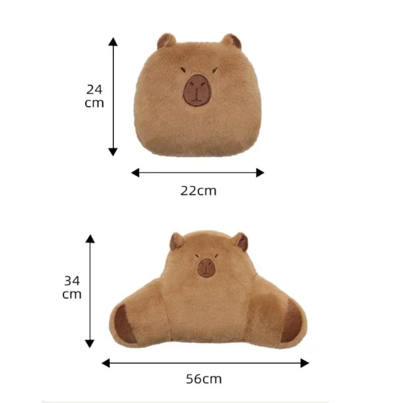 Βελούδινη Χαριτωμένη Αρκούδα Ζεστό Προσκέφαλο Αυτοκινήτου Υποστήριξη Κεφαλής Καθίσματος Αυτοκινήτου Μαξιλάρι Λαιμού Προστατευτικό Μαξιλάρι Ανάπαυσης Οσφυϊκό Μαξιλαράκι Αξεσουάρ Εσωτερικού Αυτοκινήτου