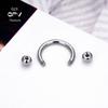 Wholesale G23 Titanium Horseshoe Rings C-Rod Nose Septal Ring Punk Nose Ring Perforated Jewelry Men's and Women's Earrings