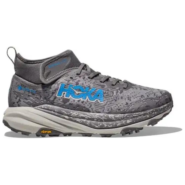 HOKA Speedgoat 6 Mid GORE-TEX Satellite Grey Stardust Men Sneakers 1155152-SLTG
