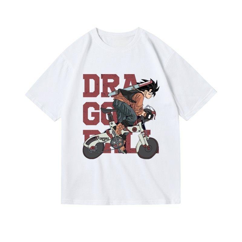2026 New Summer Dragon Ball 40th Anniversary Majin Buu 100%Cotton Anime Printed T-shirt Extra Size Casual Streetwear Unisex Y2k