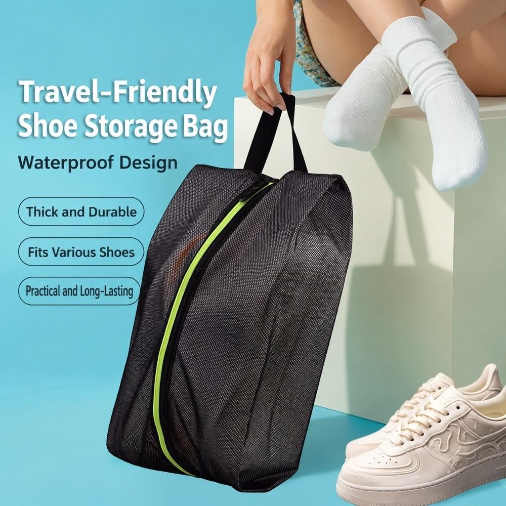 Dust-Proof Shoe Storage Bag Waterproof Soccer Cleat Bag Portable Travel Shoe Bag  for Business Trip