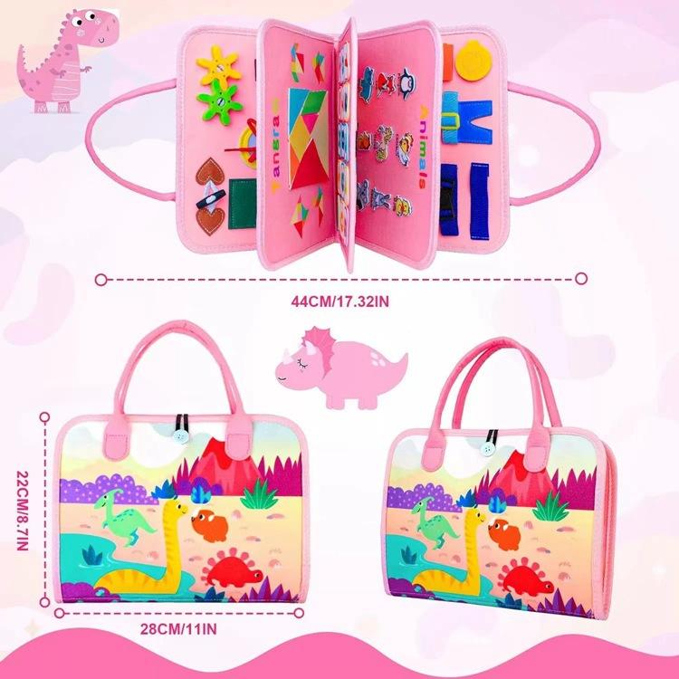 Montessori Early Education Educational Story Felt Learning Board Toy