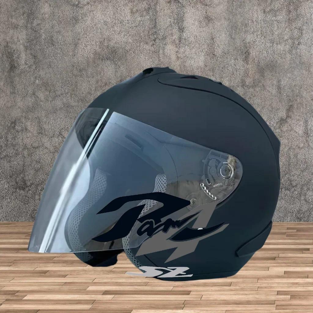 SZ Ram 3/4 Open Face Helmet Approved Racing Safety Hat Summer Season Safety Single Len Motorcycle Helmet Women Men ECE Capacete