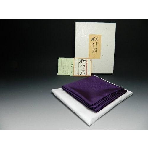 Premium quality fukusa (cloth) for men, made of 100% pure silk (purple), available at Tokumasu Tea Ceremony Utensil Specialty Store.