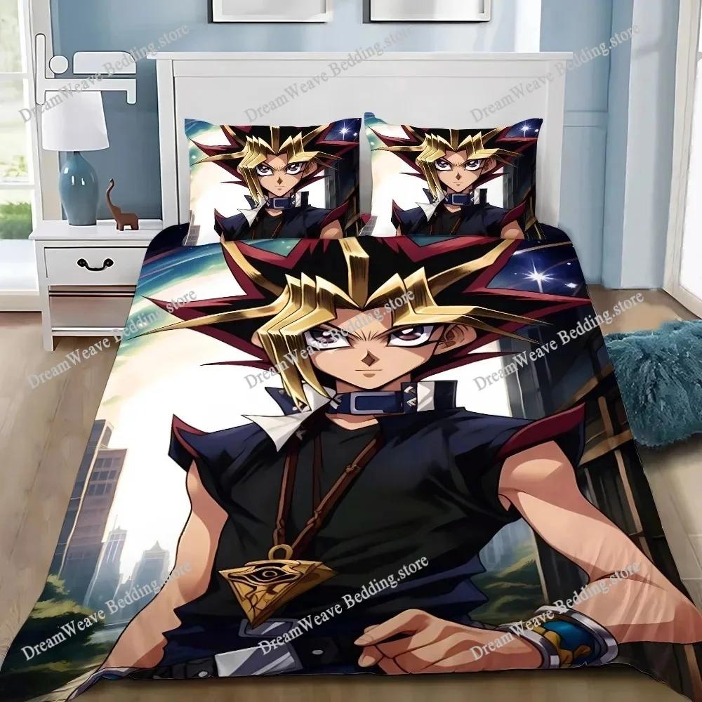 Duvet Cover 3D Yu-Gi-Oh Pharaoh Atem Exquisite Game Digital Printing Bedding Set Comforter Bed Home Decor Girls Boys Gift741