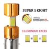 Motorbike Motor HeadLamp BA20D Car LED Bulb Hi/Lo Beam Light Motorcycle Headlight COB Fog Light