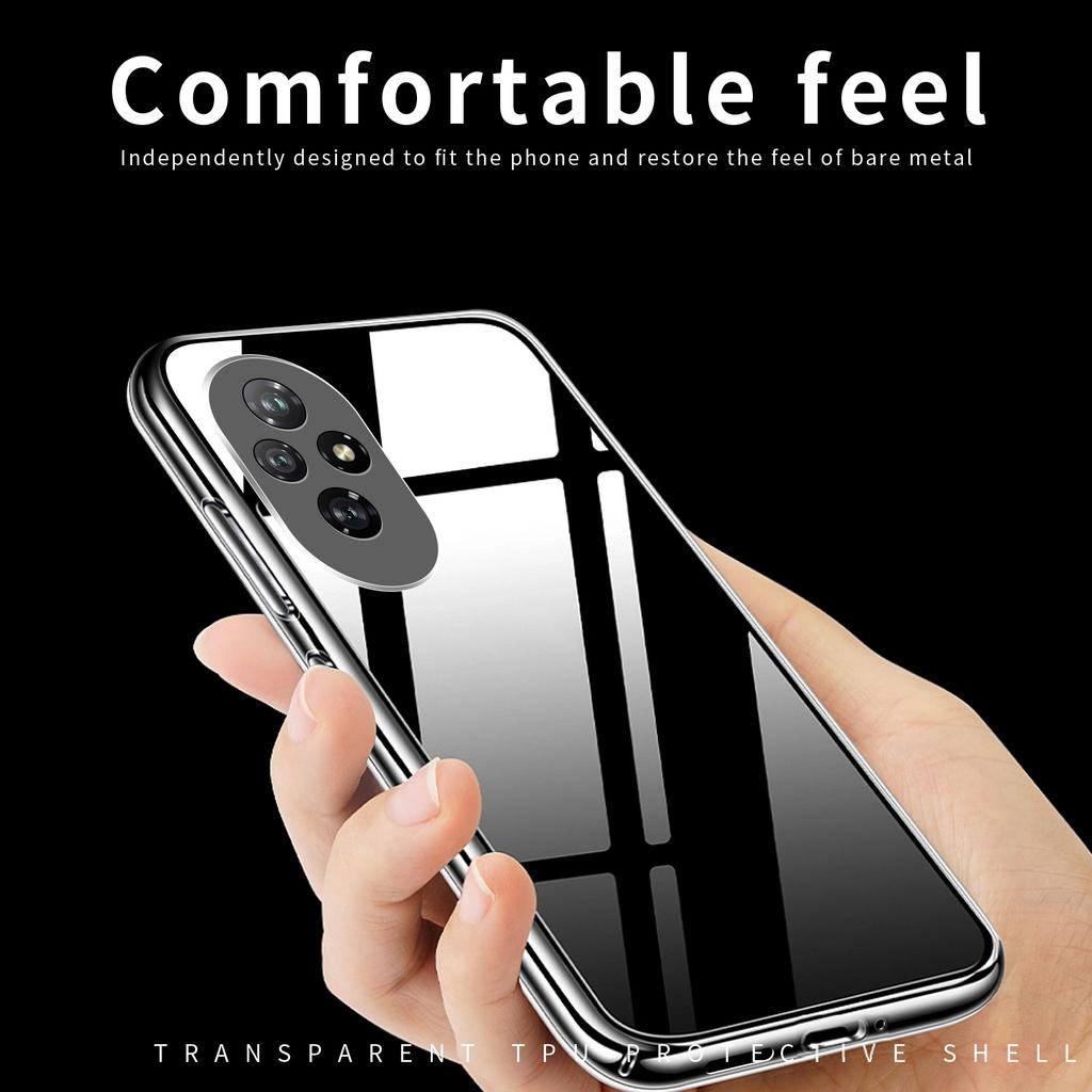 MOFI For Honor 200 Pro 5G Clear Case Shockproof Slim TPU Phone Cover