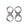 8 Loop Lifting Straps Gray (size L-xl)