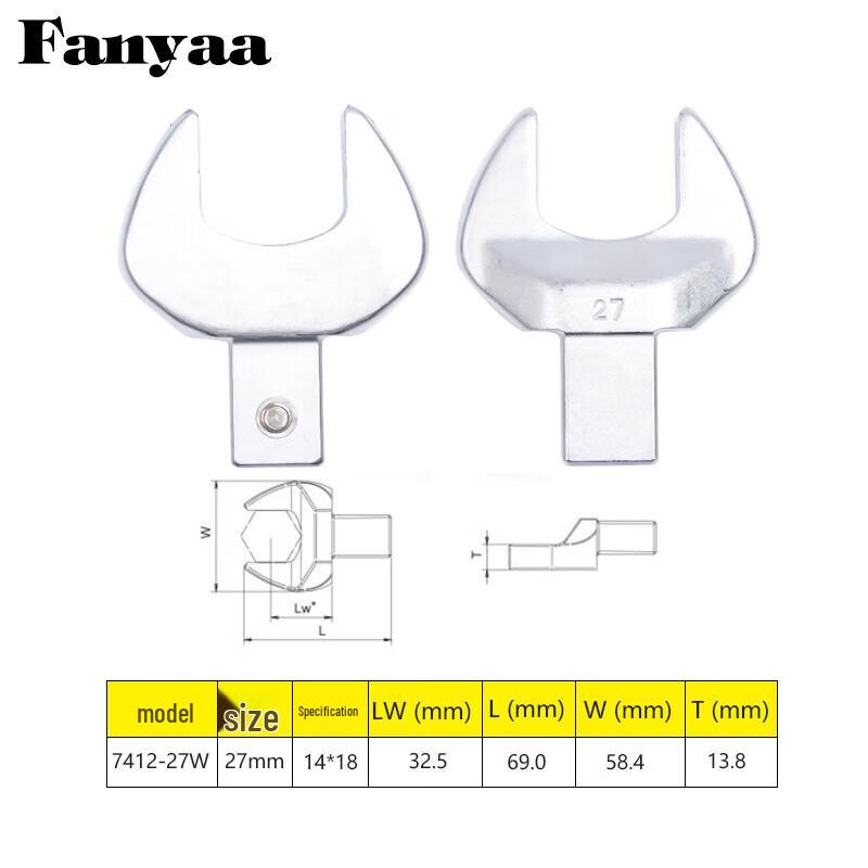 Clés dynamométriques Fanyaa Inserts à fourche