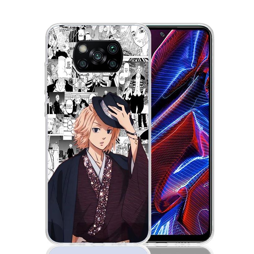 Anime Tokyo Aevengers Phone Case For Xiaomi Poco X7 X6 X5 Pro F7 Ultra Redmi 15C 15 13 13C 12 12C 10 10A 10C 9 9A 9C 9T Cover Po