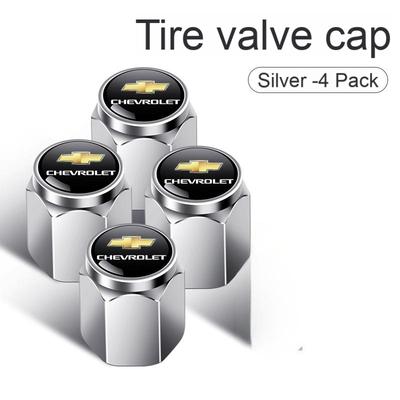 4x BLACK Tire Valve Stem Caps Fit for Silverado Impala Malibu Equinox Cruze Camaro Tahoe/Suburban Blazer Spark Aveo