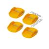 4 Pieces Strong Recreational Vehicle | Low-Profile, Stabilizing Jack Pads with