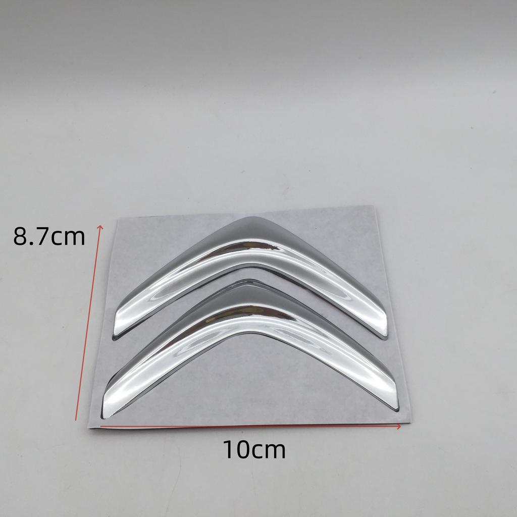 1pcs 3D metal for Citroen Car letters Front Hood Emblem Bonnet Sticker Rear tail Trunk Badge Decal Styling auto accessories