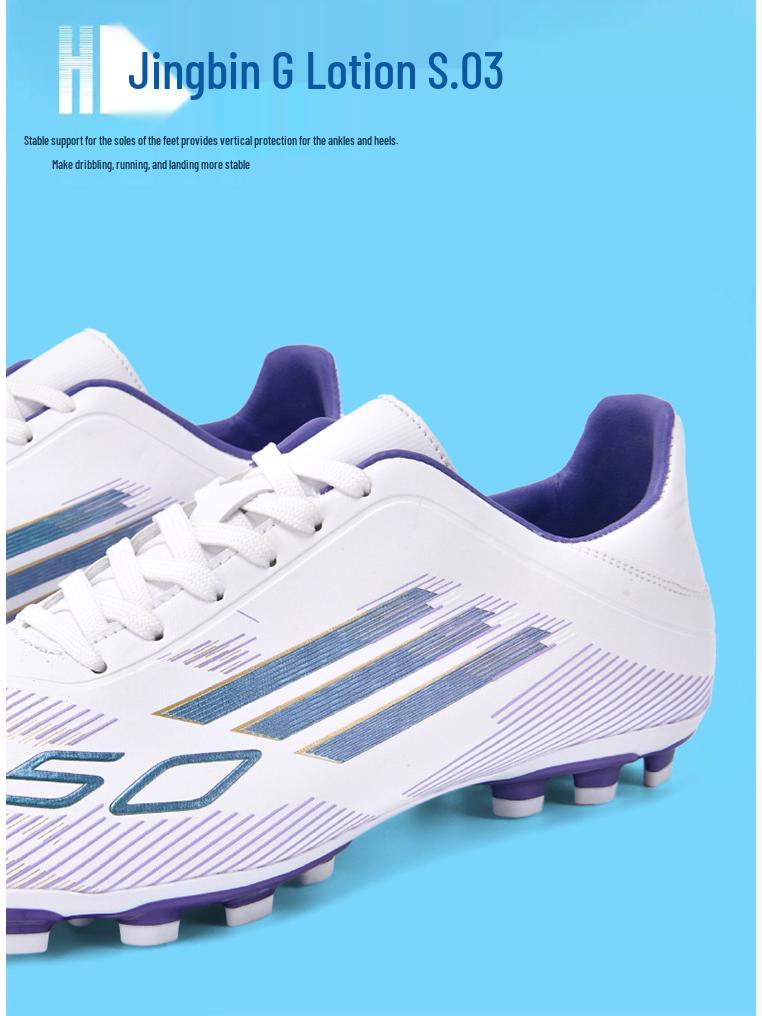 Cross-border F50 Kids' Outdoor Soccer Cleats for Artificial Turf – Professional Youth Training Shoes