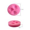 Three Holes Strawberry Fruit Silicone Mold Sugar Craft Tools Fondant Molds Fruit Chocolate Moulds For Cakes Decorating Tools