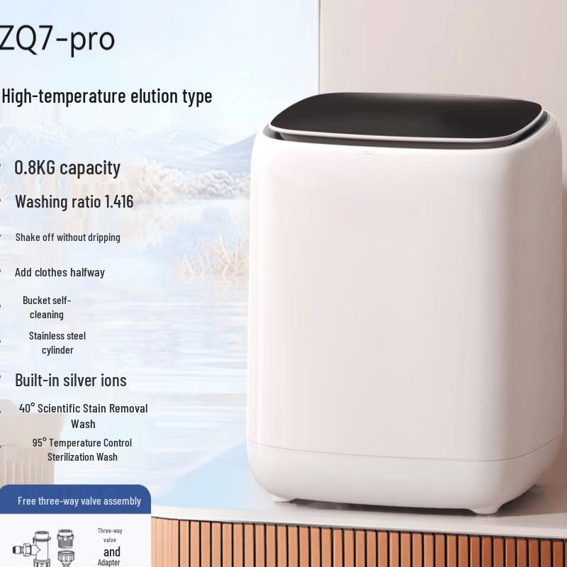 ZISIZ Mini Underwear Washing Machine