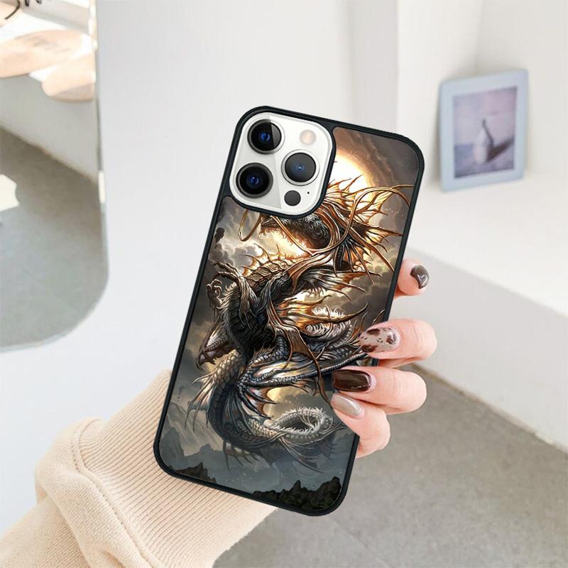 Legendary Chinese Dragon Phone Case For iPhone 17 Air 16 15 14 11 12 13 Pro  MAX Plus coque Cover Shell
