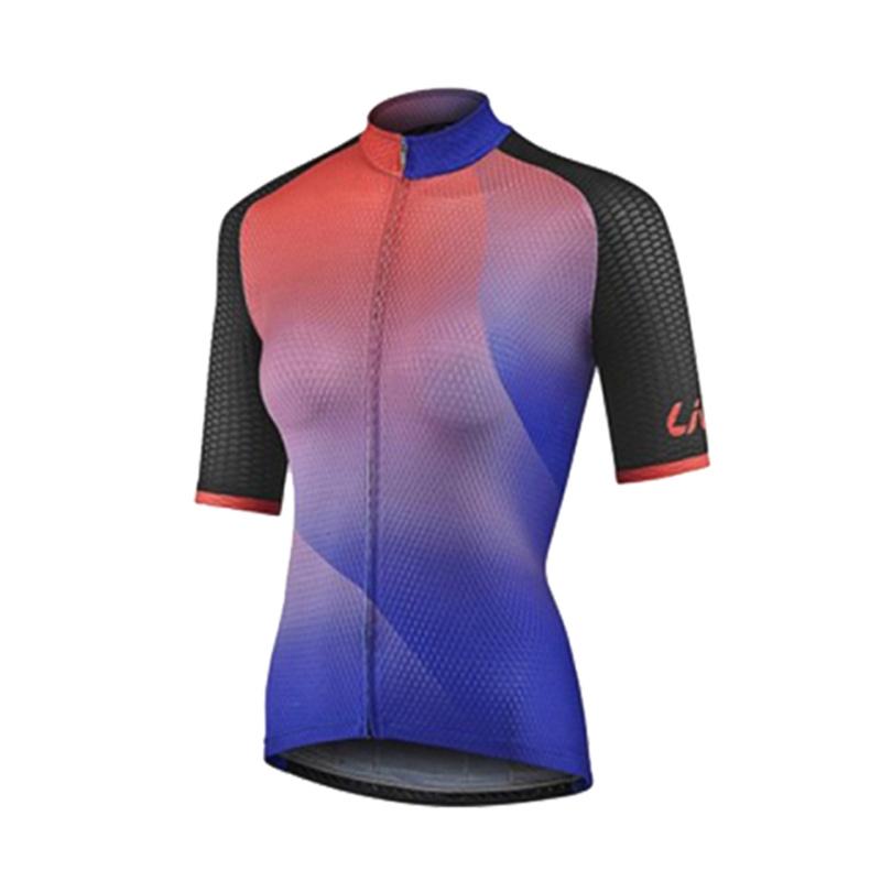 LIV Dámské 2026 Cyklistické oblečení Triatlon Krátký rukáv Cyklistické dresy Sety Maillot Ropa Ciclismo MTB Oblečení Cyklistické dresy