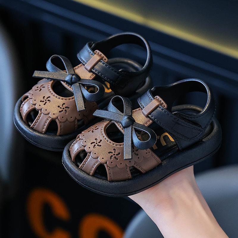 

Girls Shoes, Boys Shoes, Indoor Anti-slip Soft-soled Cartoon Flip-flops 30 коричневий