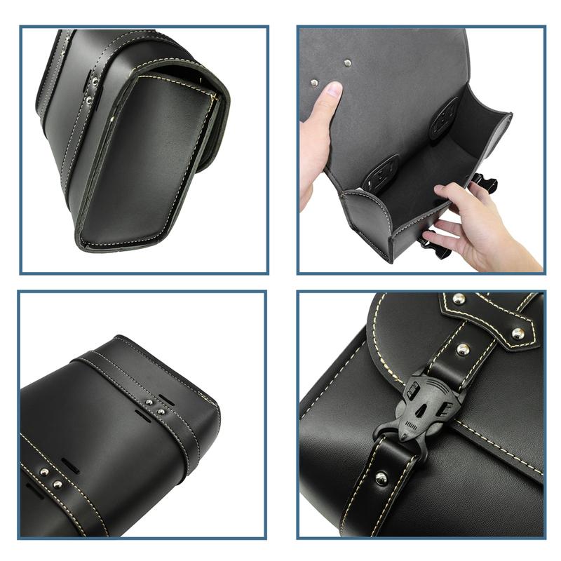 Motorrad-Satteltasche Modell Seite PU-Leder Gepäck Satteltasche Aufbewahrung Werkzeugtasche Für Harley Sportster XL883 XL1200 Universal xl 883