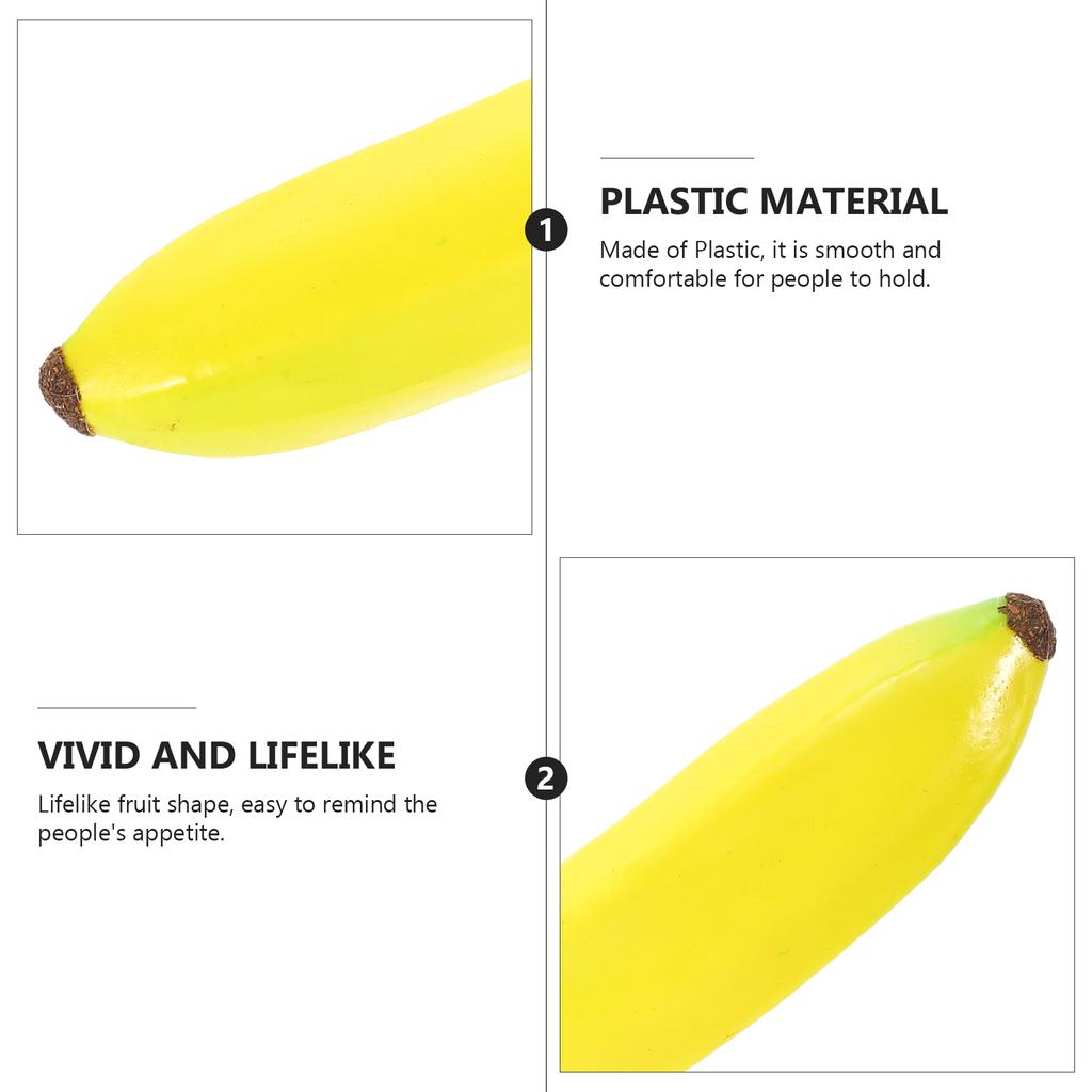 Lifelike Banana Foam Fruit Photo Prop Perfect for Home Office Festival Decoration Creative Educational Display Props Fruit
