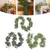 Pine Garland Length 200cm Decorations Artificial Green Garland Green Christmas Garland for Holiday Mantel Party Wreaths Wedding