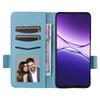 For Oppo A5 Pro 4G (Global)/5G (Global)/A5 Energy 5G (China) Case with Wrist Strap Litchi Texture PU Leather Wallet Phone Cover
