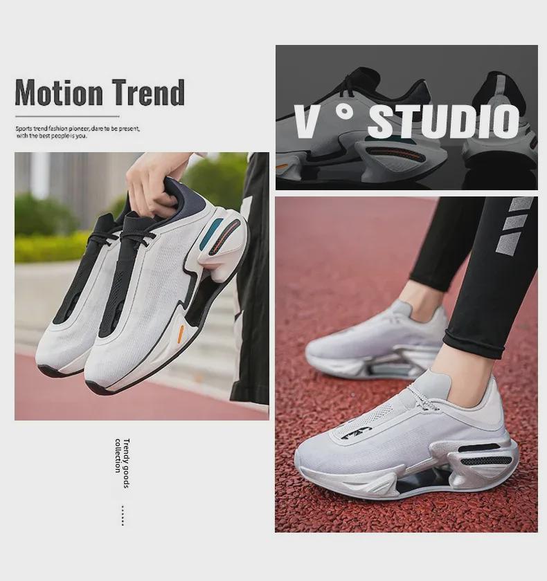 Jueying 3 Pantofi de alergare de curse unisex: Încălțăminte sport ușoară, rebound mare, absorbantă de șoc, la modă pentru bărbați și femei