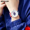 SANDA Unisex Silicone Strap Wristwatch - Trendy and Simple Design