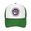 New York Hockey Fans Ranger Casual Plain Mesh Baseball Cap Adjustable Snapback Hats For Women Unisex Dad Trucker Hats