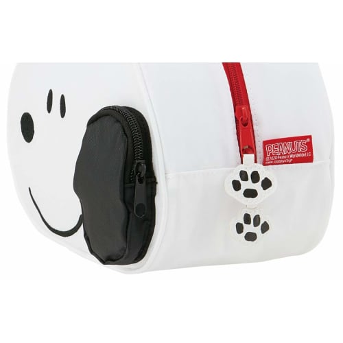 Skater Kids' Die-Cut Lunch Bag with Cooler Pocket, Snoopy and Peanuts Design (KBDL2)