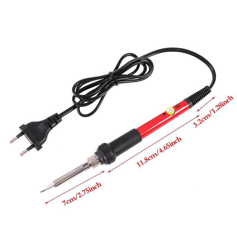 60W Einstellbare Temperatur Elektrische Lötkolben 220V Eu Stecker Reparatur Werkzeuge