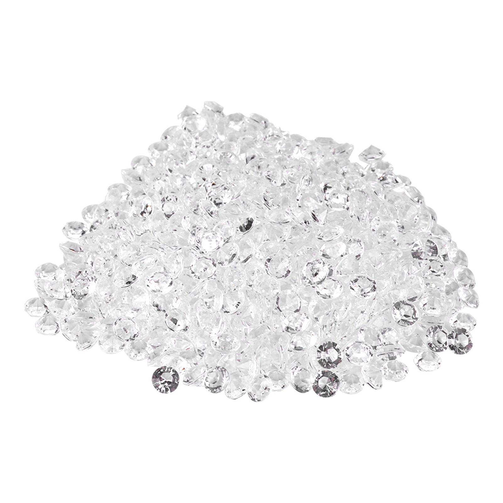 

Transparent Acrylic Beads Wedding Party DIY Ornament Beautiful Accessories Decor(8mm 1000Pcs)