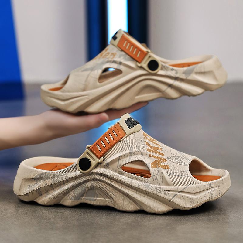 Fashion Fashion Men Outdoor Sandals Slippers Beach Comfortable Thick Sole Clogs Men Casual Shoes Garden Shoes Men Women Beach Sandals
