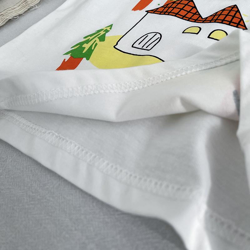 Korean Style Baby Vest & Shorts Set - Summer 2026 New Arrival, Super Cute Cartoon Design for Boys & Girls