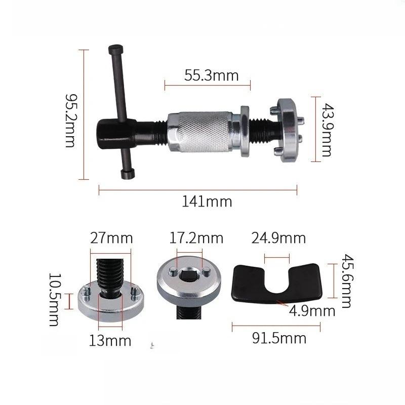 3-teiliges Universelles Scheibenbremswerkzeug-Kit Auto Bremsbelag Bremssattel-Separator Kolbenrücksteller Auto-Reparaturwerkzeugsatz Für Fahrzeugbremsenwartung