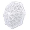 White Lace Parasol Umbrella J Handle Elegant Appearance Bridal Lace Umbrella for Wedding Party Decorations Prom