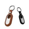 Locator Protective Cover Shockproof PU Case with Metal Keychain Housing Shell Anti Lost Protector for Smarttag 2 Tracker