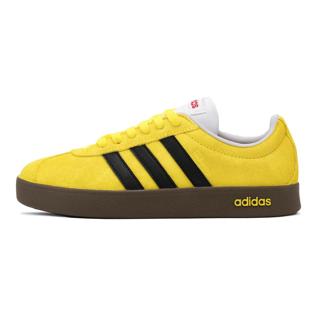 Adidas VL COURT 2.0 Bee Slip Resistant Cushioning Abrasion Resistant Low top Skateboard Shoes Unisex Yellow HQ1802(Team1166-)