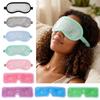 Återanvändbar Gel Ögonmask med Pärlor PVC Lindrar Ögonansträngning Kylande Sömnmask Varm/Kall Terapi Gel Sömnmask Kompress Svullna Ögon